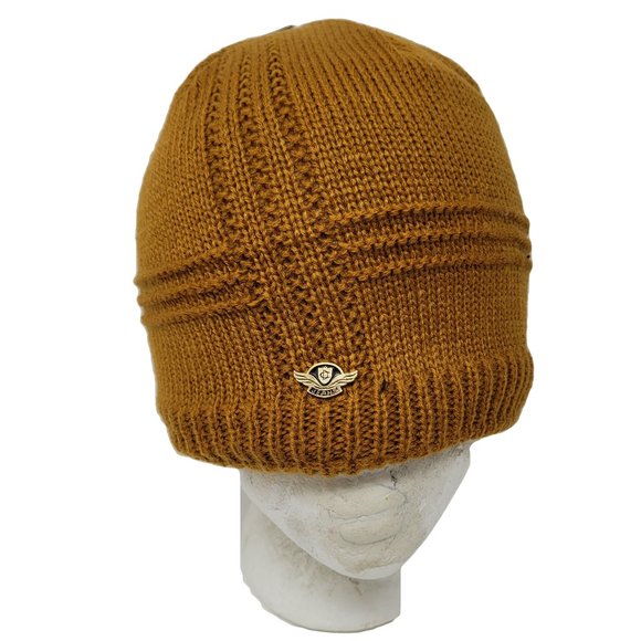 Kedi Designs Other - Men's Warm Winter Beanie Hat, Mustard